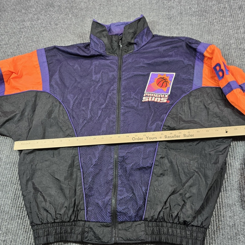 Vintage 90s Phoenix Suns Jacket Mens Large Purple Pro Player Daniel Young NBA - Picture 5 of 10